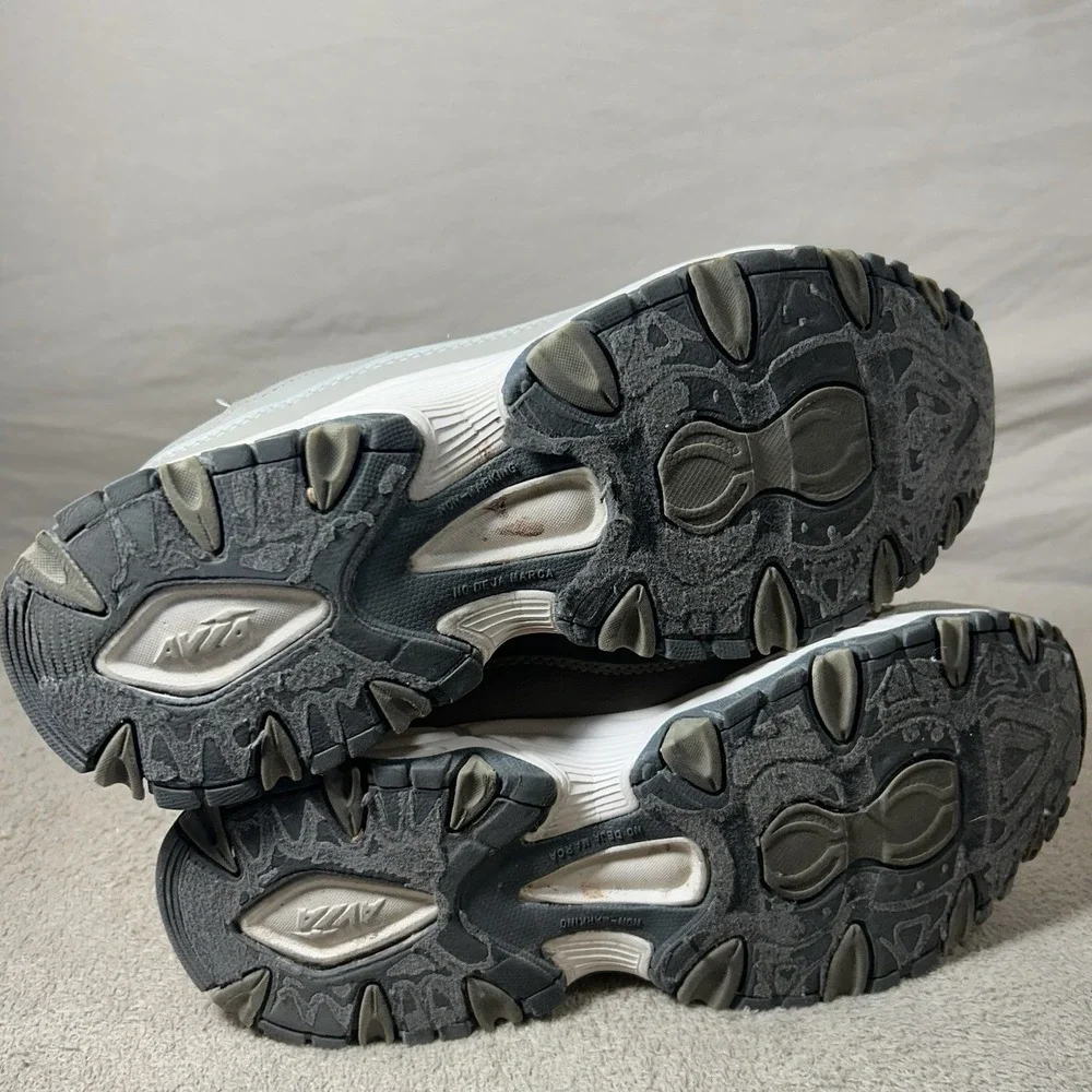 Avia Women's Size 8 W Gray Walking Trail Shoes Sneakers Athletic Lace Up‎